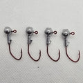 100 pcs 1/16 oz Round with Barb Jig Eagle Claw Lil Nasty