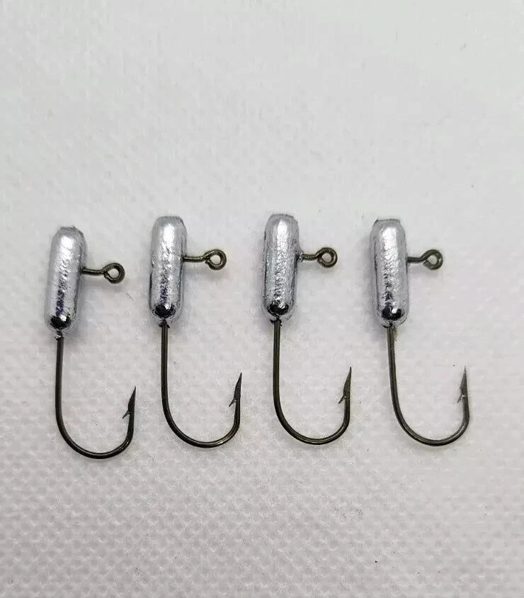 100 1/16oz Tube Head Jig Eagle Claw Black