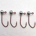 100 pcs 1/16 oz Ball Head Jig Eagle Claw Lil Nasty